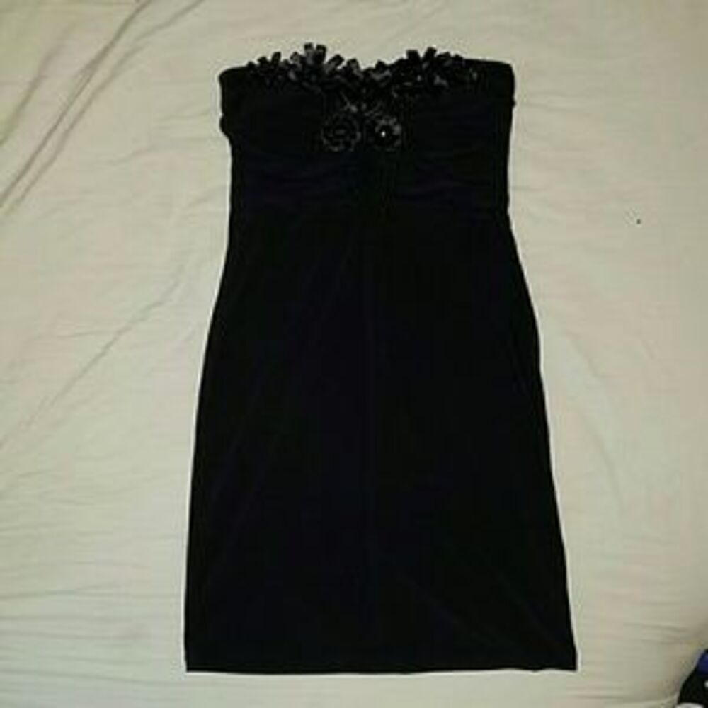 3 for $10 (on all items $10 or less in closet) Strapless Black Dress. Size Small